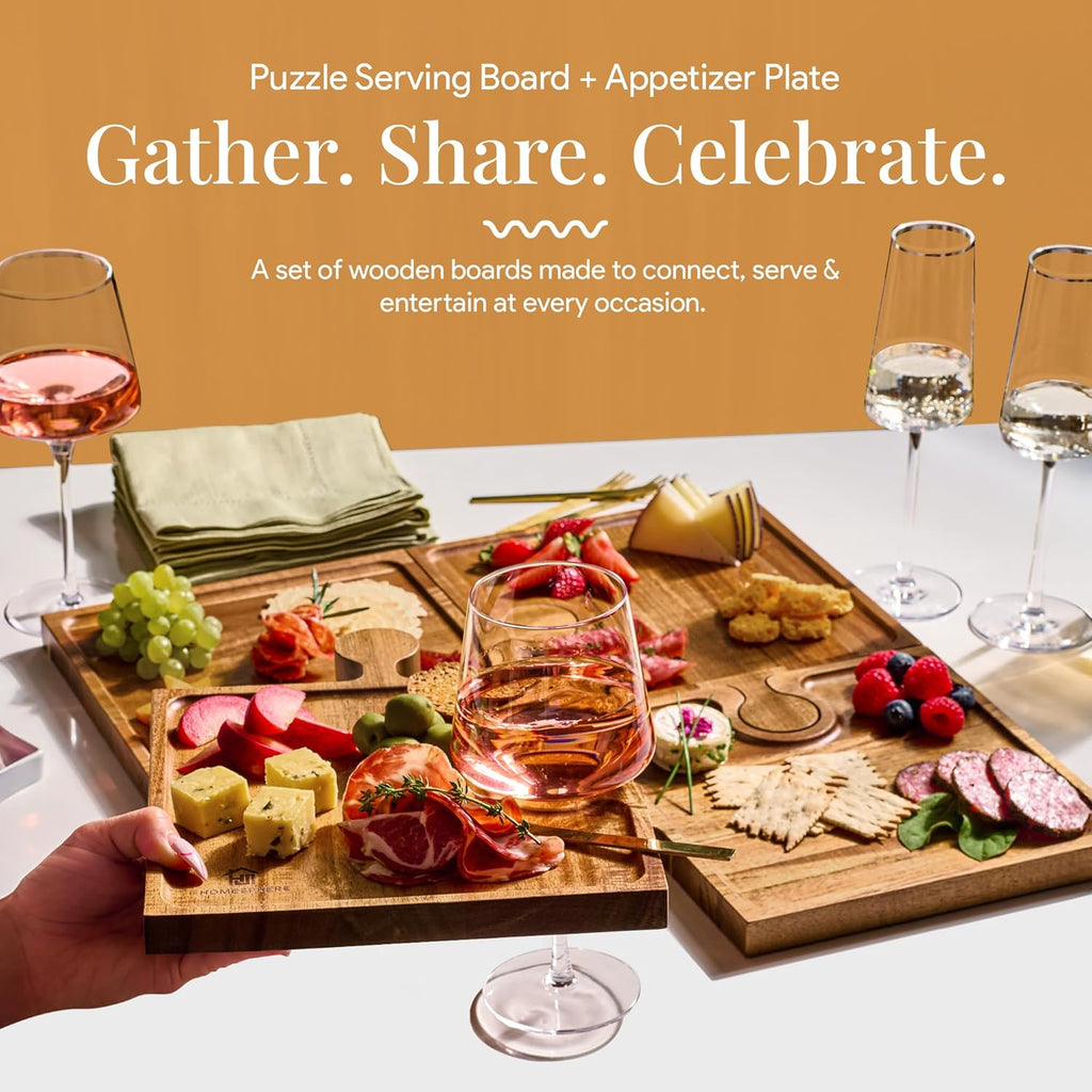 Puzzle Platter™ – Charcuterie Board Set