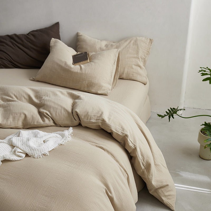 Cotton Gauze Bedding Set – Queen Size