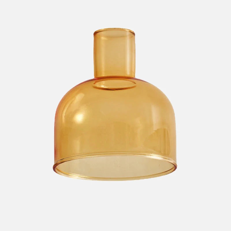 Radiant Glass DIY Vase & Candle Holder Orange Top Vase