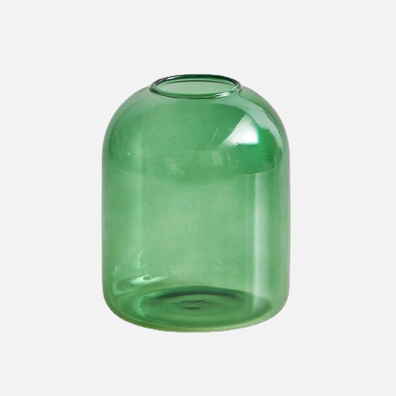 Radiant Glass DIY Vase & Candle Holder Green Bottom Vase