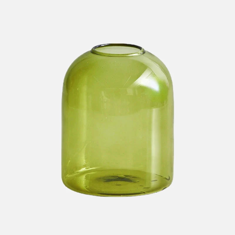 Radiant Glass DIY Vase & Candle Holder Olive Bottom Vase