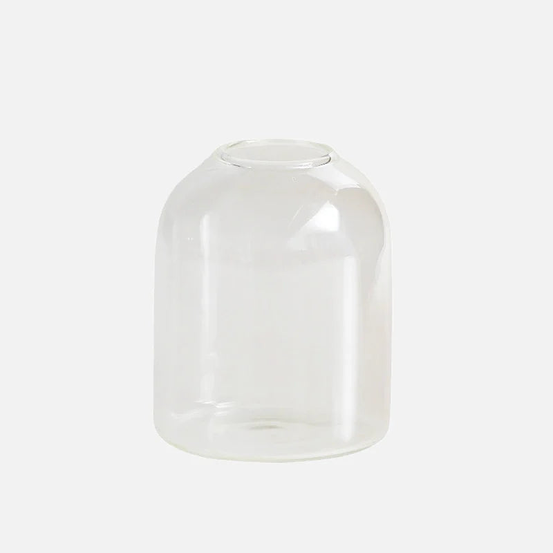 Radiant Glass DIY Vase & Candle Holder Clear Bottom Vase