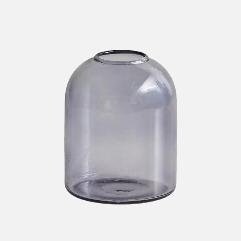 Radiant Glass DIY Vase & Candle Holder Gray Bottom Vase