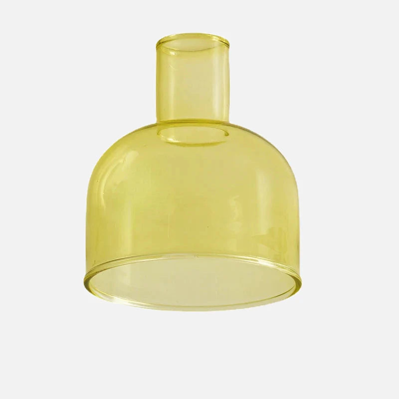 Radiant Glass DIY Vase & Candle Holder Yellow Top Vase