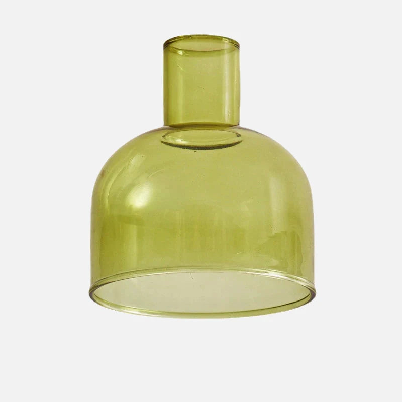 Radiant Glass DIY Vase & Candle Holder Olive Top Vase