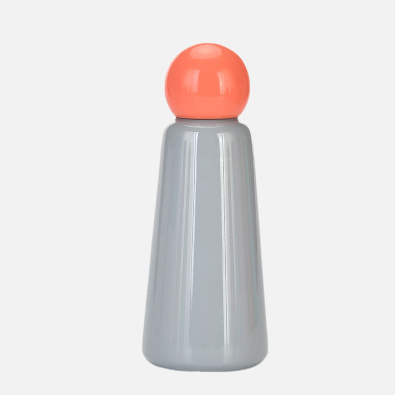 Rainbow Stainless Steel Water Bottle Grey