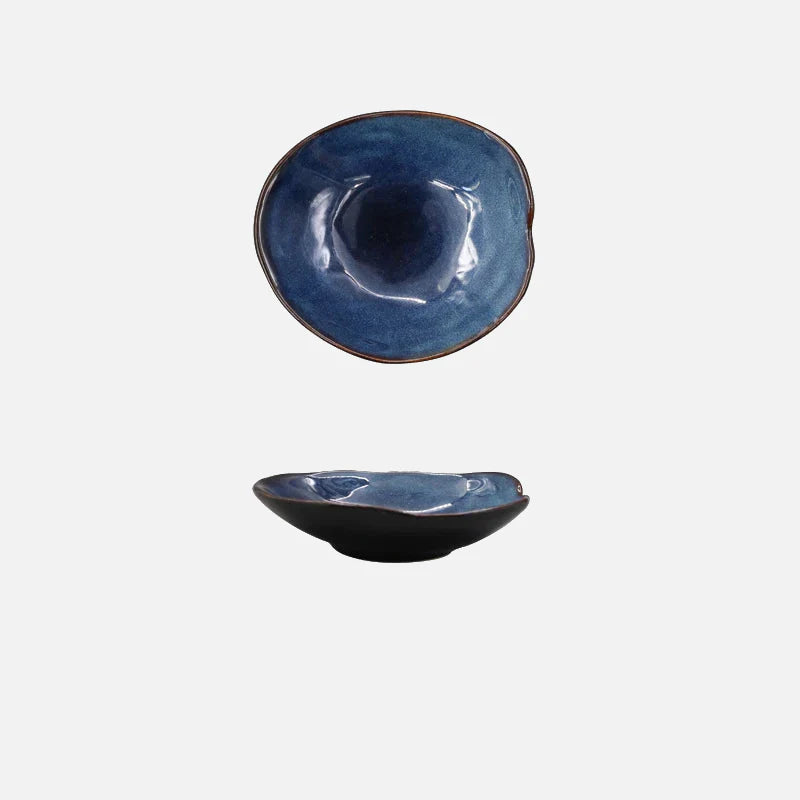 Reah Porcelain Dipping Dish Blue