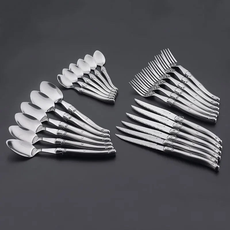 Regent Laguiole Stainless Steel Flatware Set