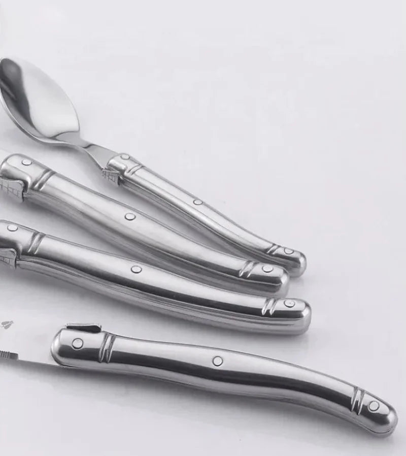 Regent Laguiole Stainless Steel Flatware Set