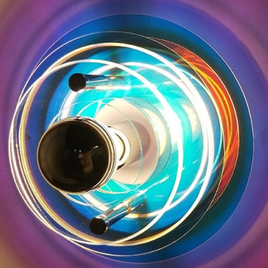 Retro Color Layers Acrylic LED Wall Lamp
