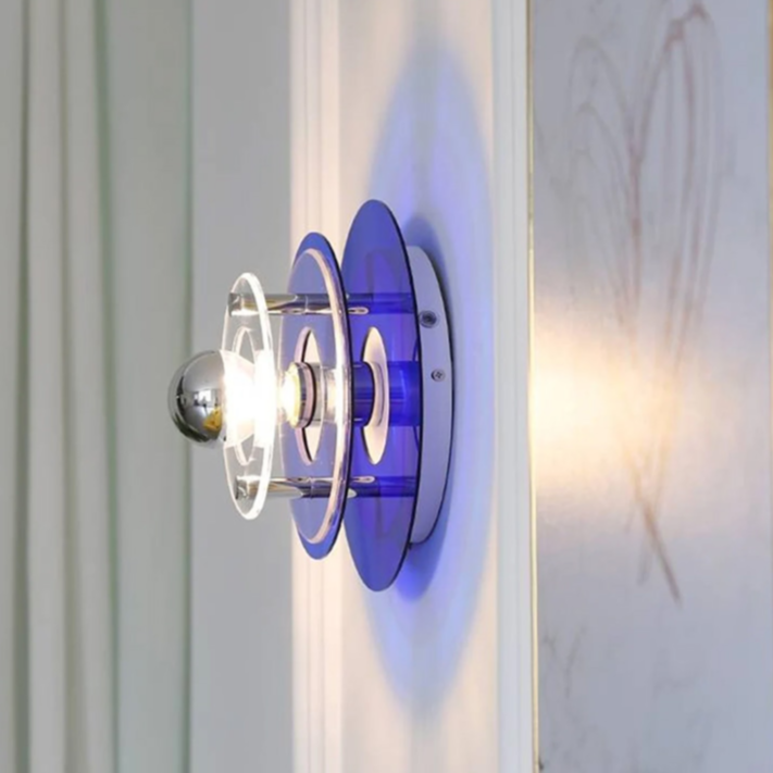 Retro Color Layers Acrylic LED Wall Lamp