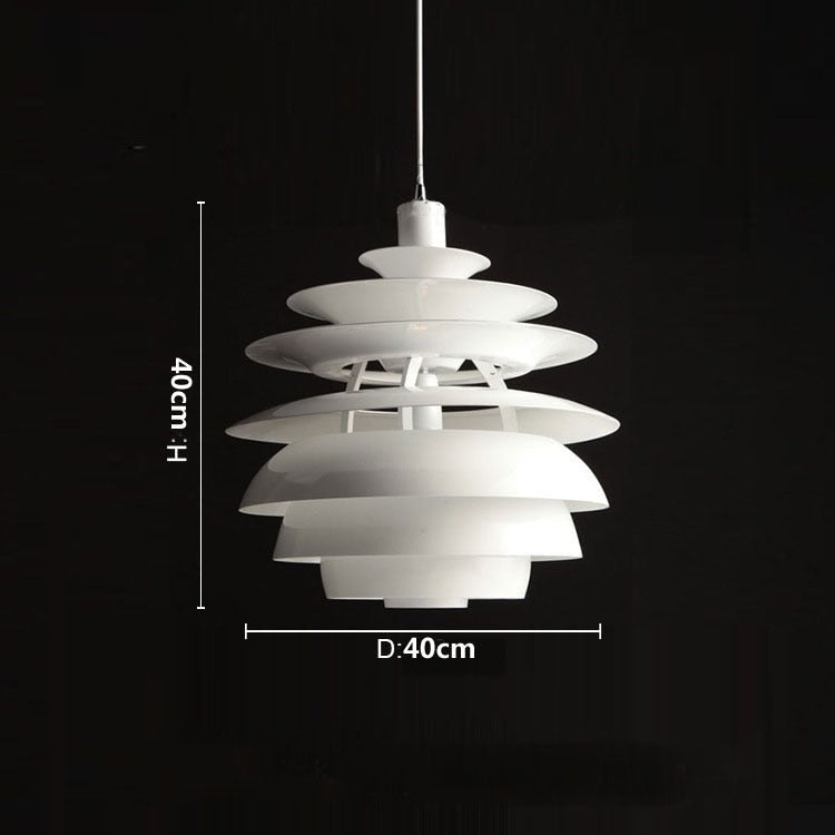 Retro PH Layered Aluminum Pendant Light