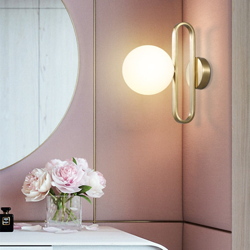 Retro Sphere Wall Lamp