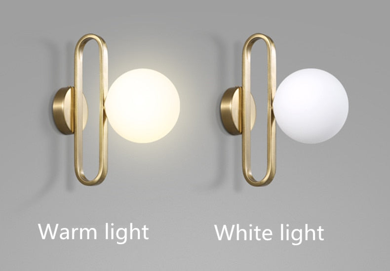 Retro Sphere Wall Lamp