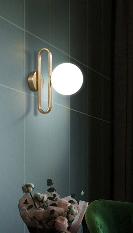Retro Sphere Wall Lamp
