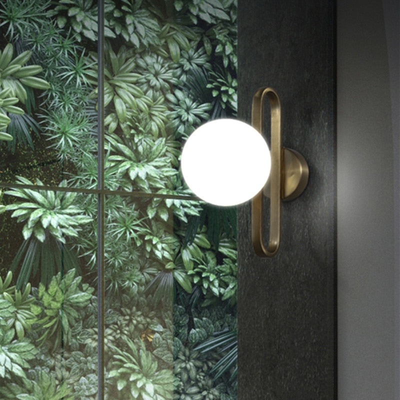 Retro Sphere Wall Lamp