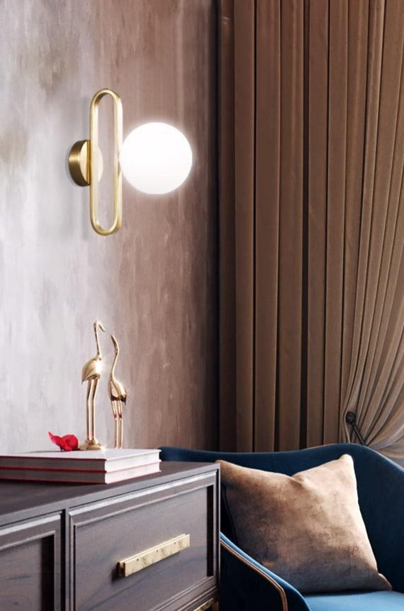 Retro Sphere Wall Lamp