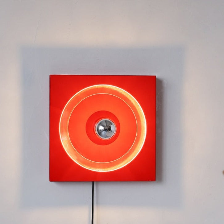 Retro Square Space Age Wall Lamp