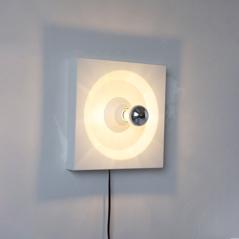 Retro Square Space Age Wall Lamp