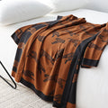 Reversible Cheetah Print Throw Blanket