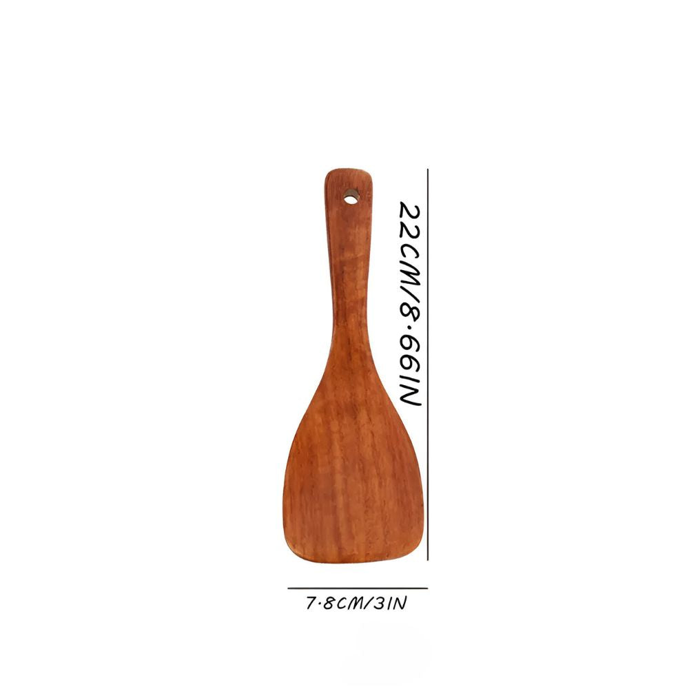 Wooden Kitchen Utensils Rice Servings Spoon