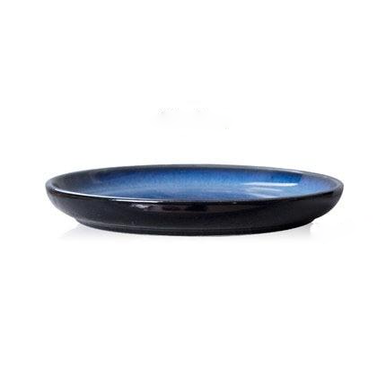Rio Blue Glazed Porcelain Plates Salad Plate