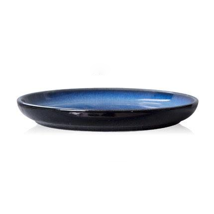 Rio Blue Glazed Porcelain Plates Dinner Plate