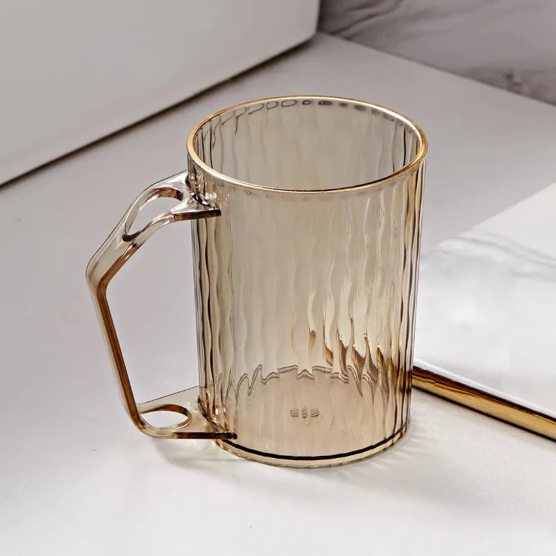 Ripple Aura Toothbrush Holder Golden