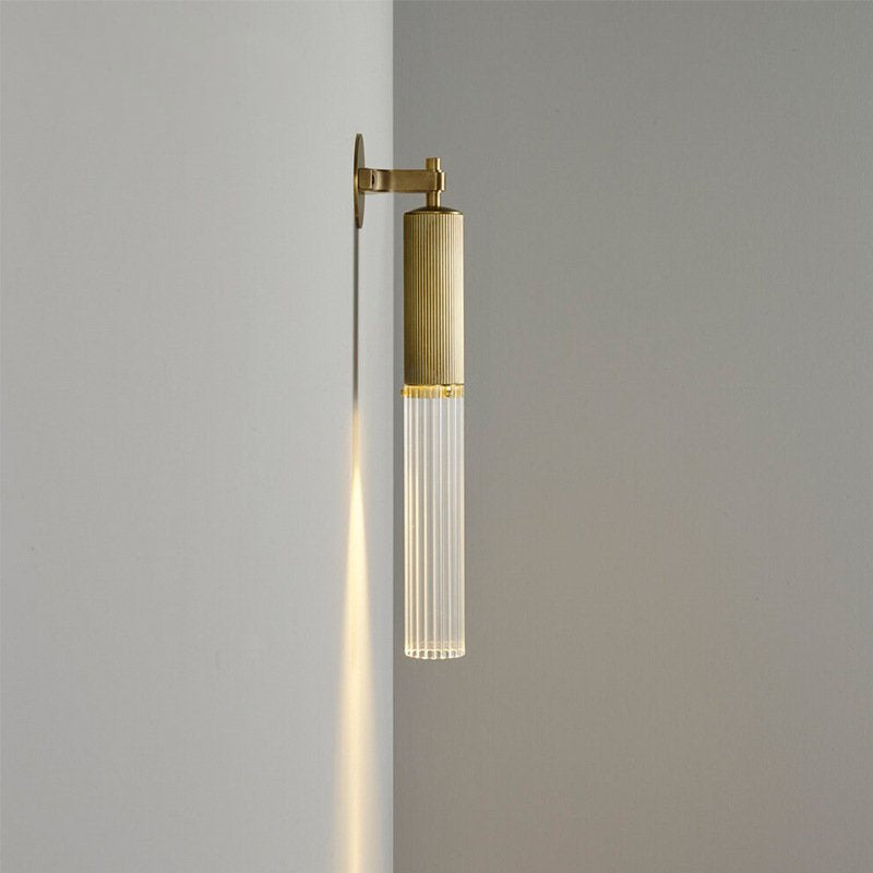 Ripple Drop Tube Wall Lamp