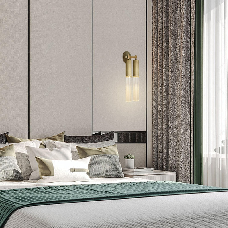 Ripple Drop Tube Wall Lamp