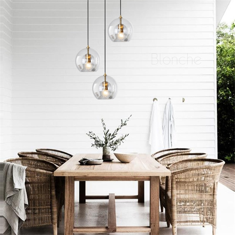 Ripple Glass Cocoon Pendant Light - FINAL SALE