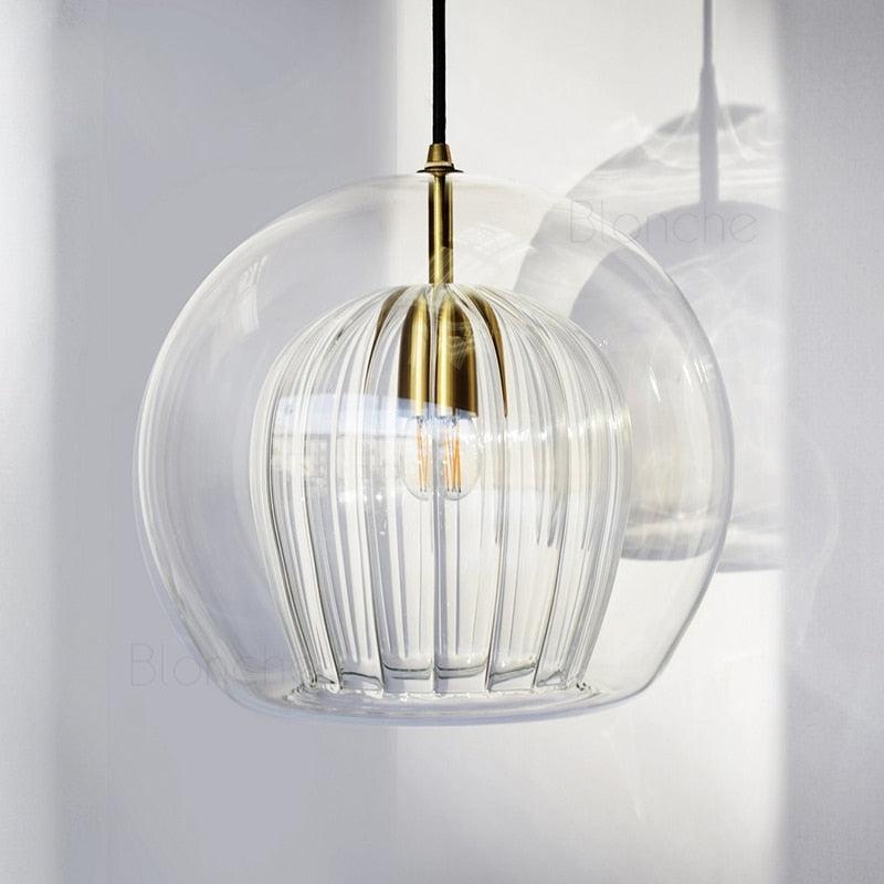 Ripple Glass Cocoon Pendant Light - FINAL SALE