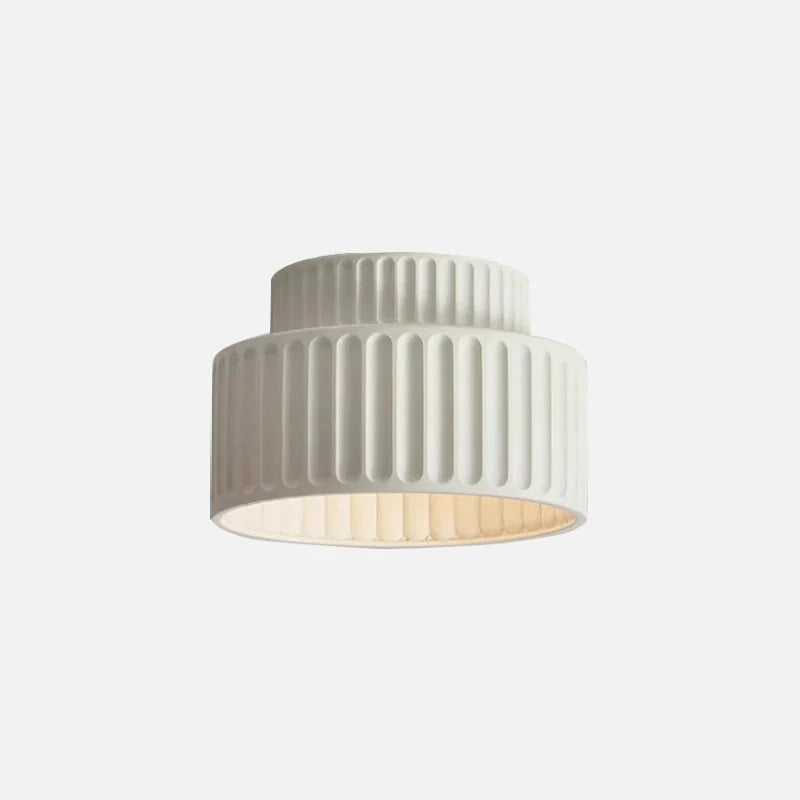 Ripple Mounted LED Ceiling Light White