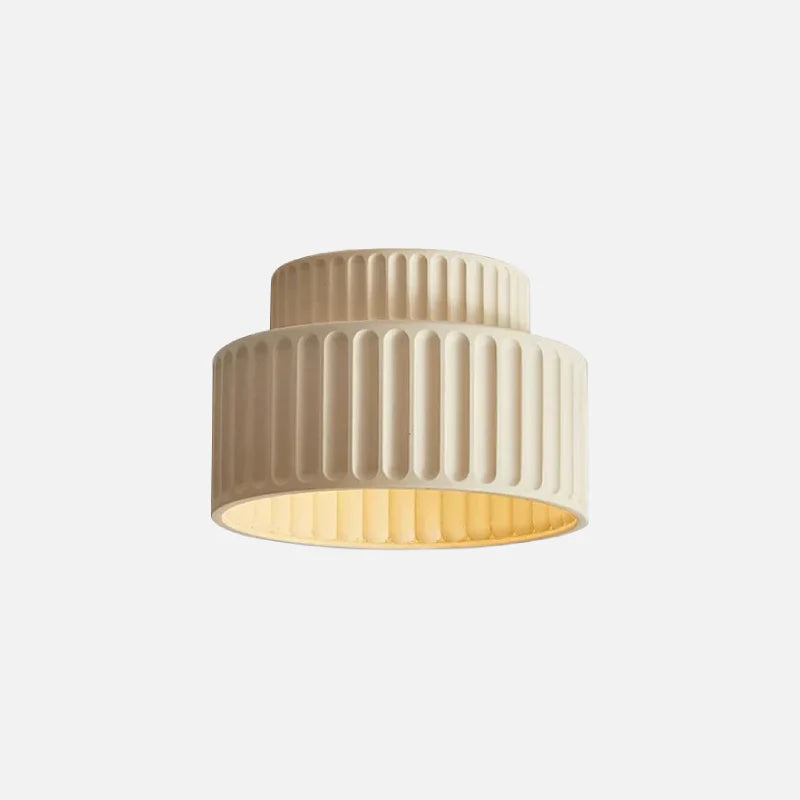 Ripple Mounted LED Ceiling Light Beige