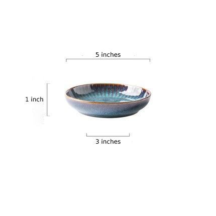 River Blue Ceramic Porcelain Dinnerware Sauce Dish