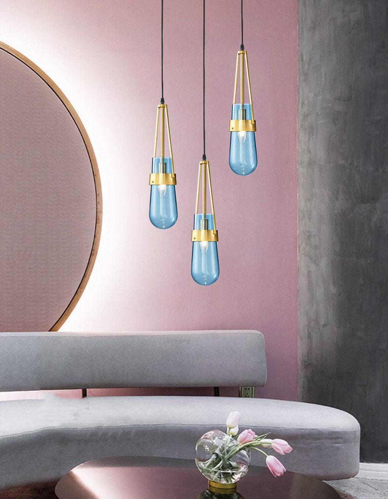 River Drop Glass Pendant Lamp
