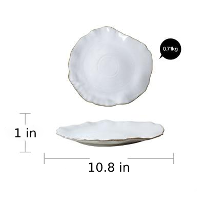 River Pearl Dinnerware Large Plate