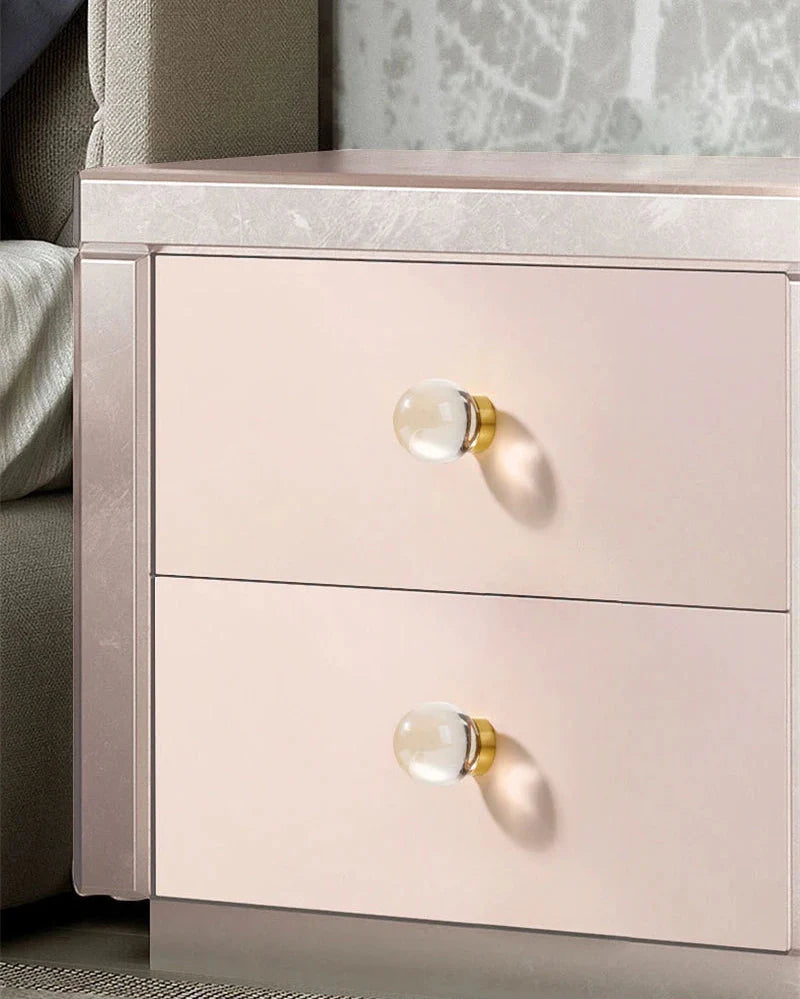Rocco Crystal & Brass Knobs