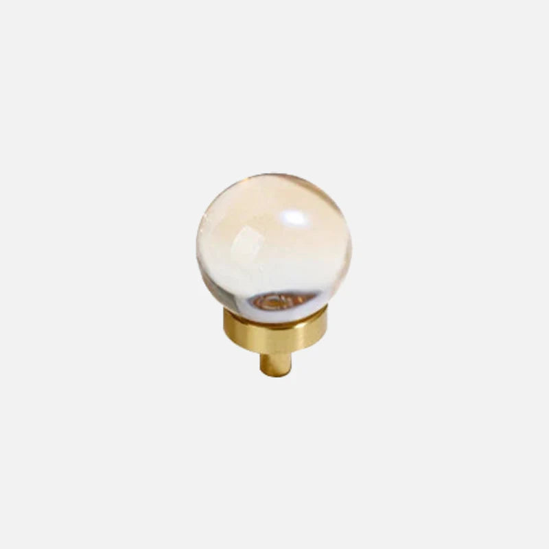 Rocco Crystal & Brass Knobs