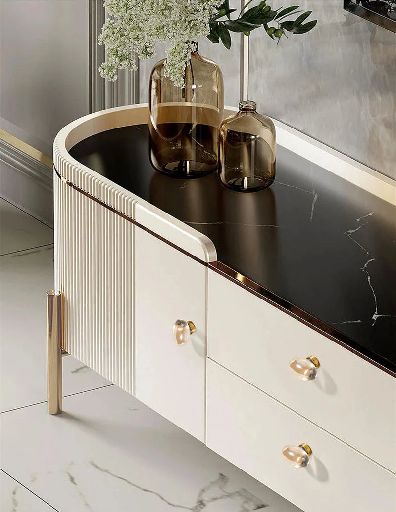 Rocco Crystal & Brass Knobs