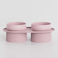 Roman Classic Elevated Double Pet Feeding Bowls