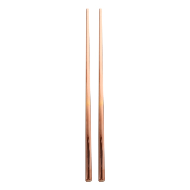 Rose Gold Flatware Chopsticks Set