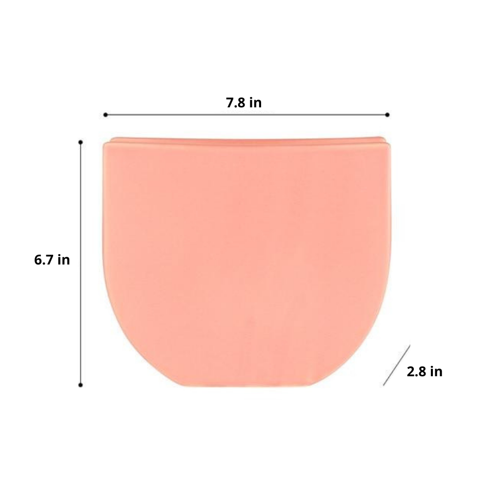 Rose & Lavender Geometric Ceramic Vases Half Moon Peach