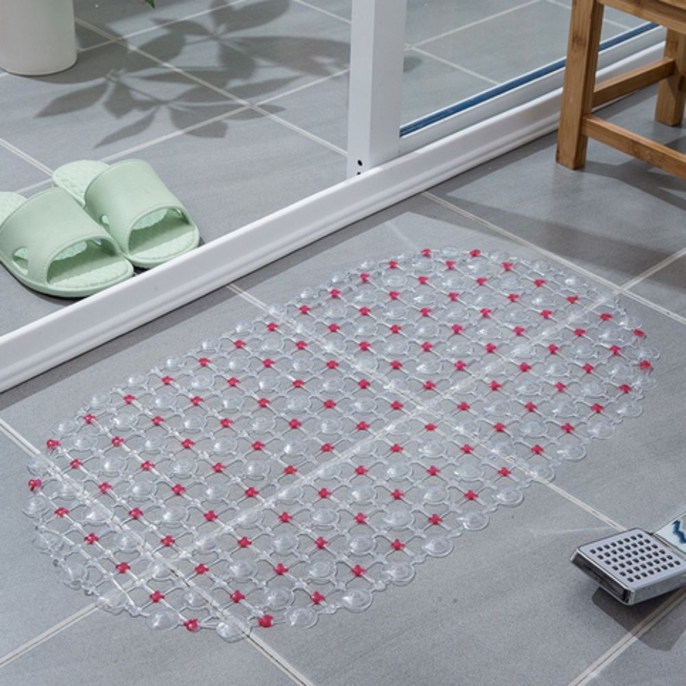 Velvra Non-Slip Shower Mat Rose Crystal
