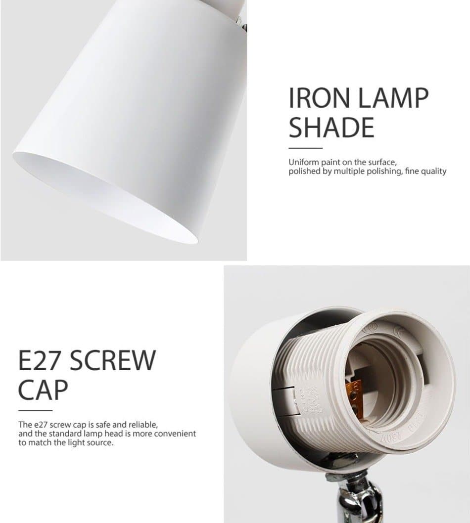 Rotating Reading Lamp with Plug - Final Sale