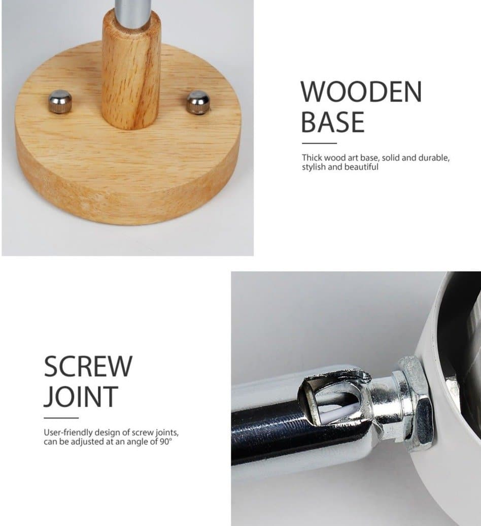 Rotating Reading Lamp with Plug - Final Sale