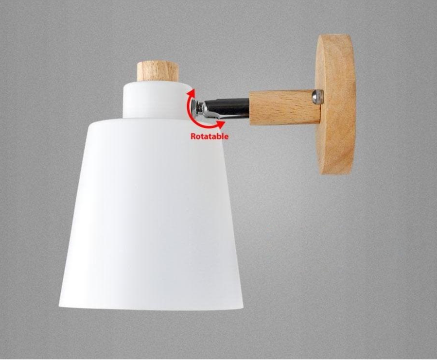 Rotating Reading Lamp with Plug - Final Sale