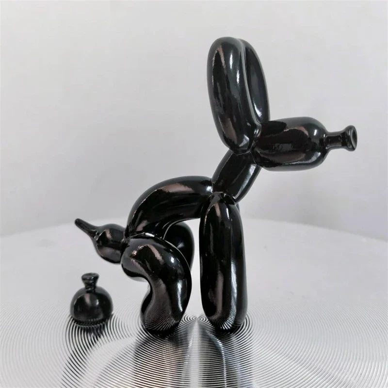 Balloon Dog of Mischief Black