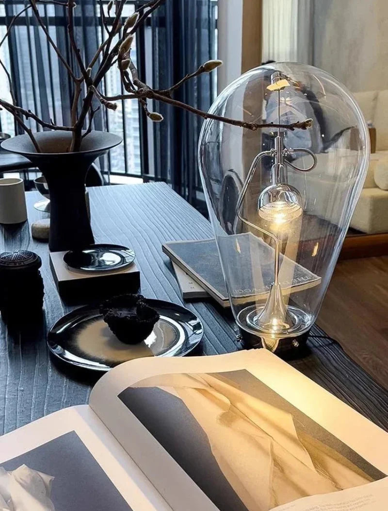 Gravita Chrome Dimmable Table Lamp