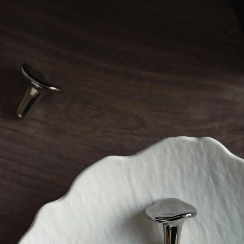 Chanterelle Brass Cabinet Knob
